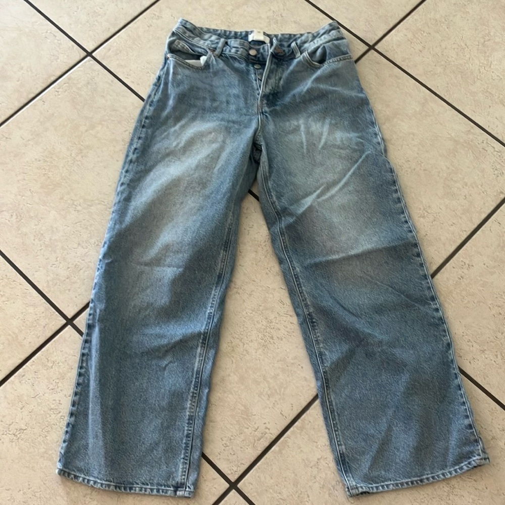 H&M Blue Wide Leg Jeans- size 6